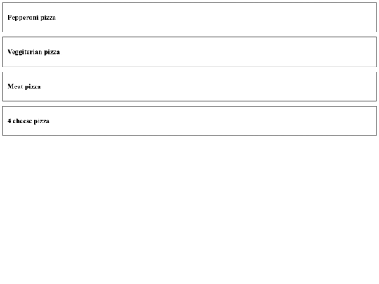 menu screenshot