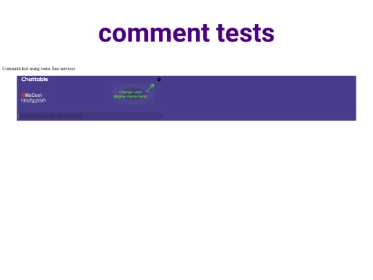 comments screenshot