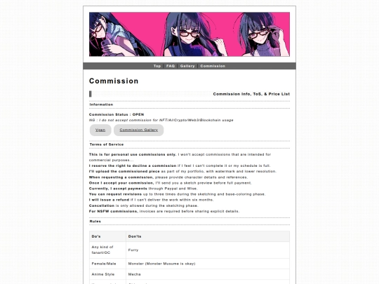 commission screenshot