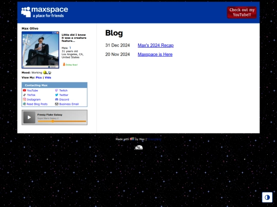blog screenshot