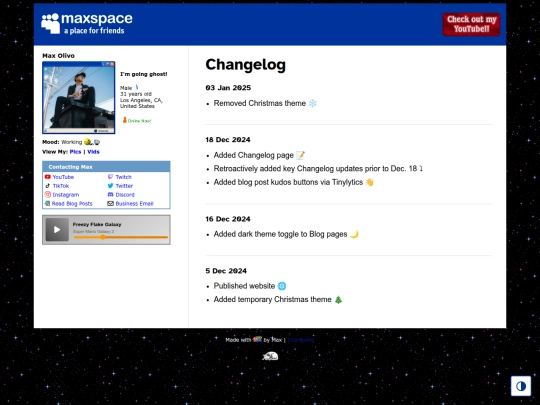 changelog screenshot