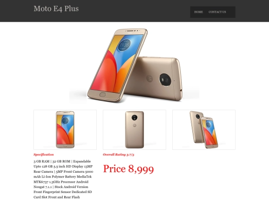 motoe4 plus screenshot