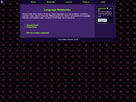 languagenotebook screenshot