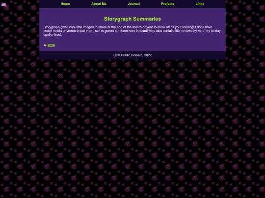 storygraphsummaryindex screenshot