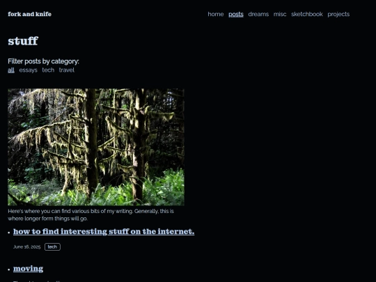 blog screenshot