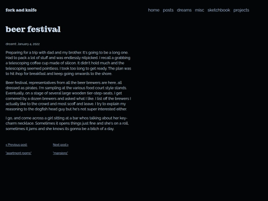 dream_journal/beer_festival screenshot