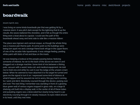 dream_journal/boardwalk screenshot
