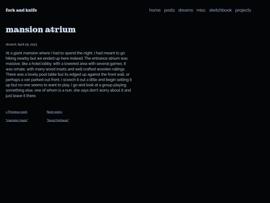 dream_journal/mansion_atrium screenshot