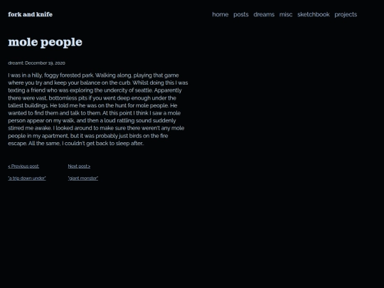 dream_journal/mole_people screenshot