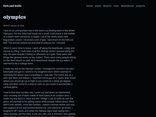 dream_journal/olympics screenshot