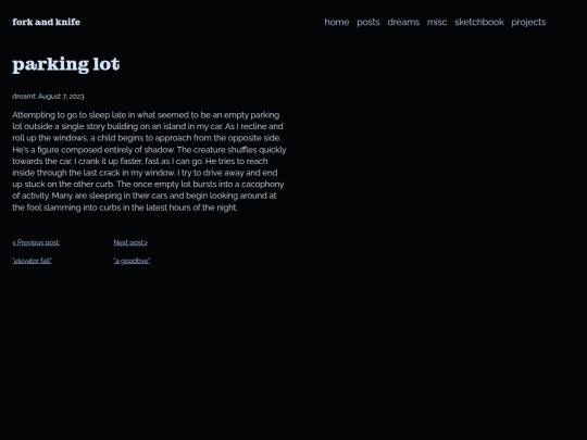 dream_journal/parking_lot screenshot