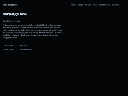 dream_journal/tea screenshot