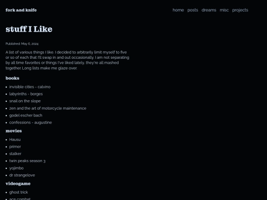 misc/stuff_i_like screenshot
