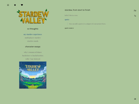 shrines/sdv/ozsdvessays screenshot