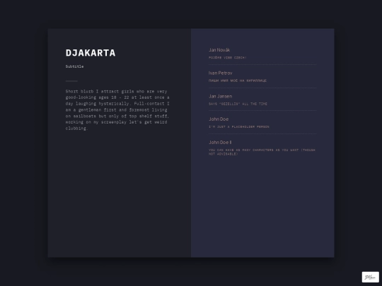 tests/characterbibletest screenshot