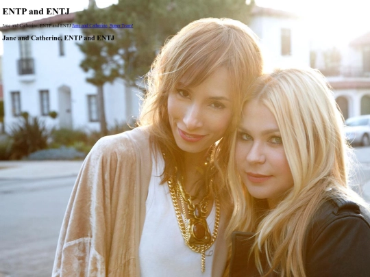 janeandcatherineENTPENTJ screenshot