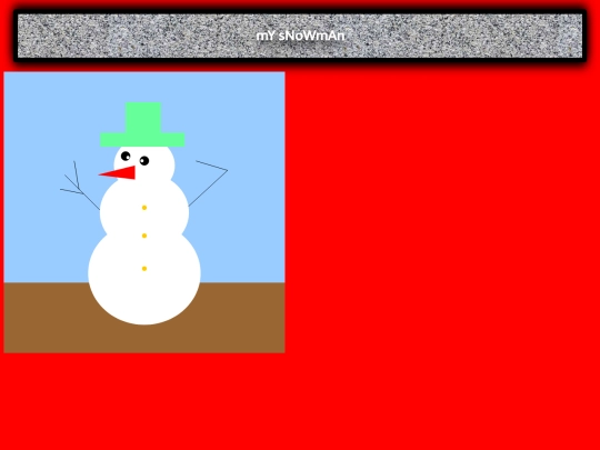 Snowman screenshot