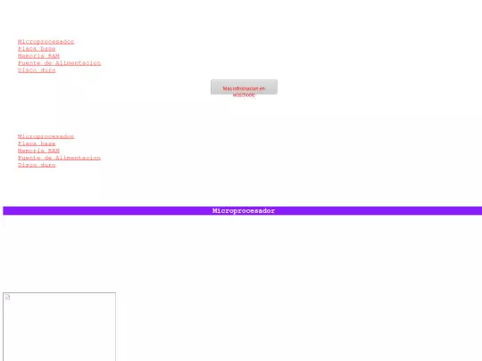 Componentes de la CPU screenshot