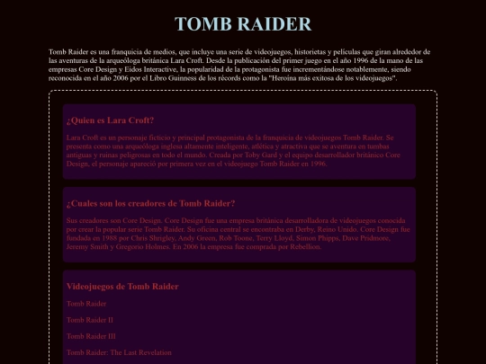Tomb_Raider (html5) screenshot