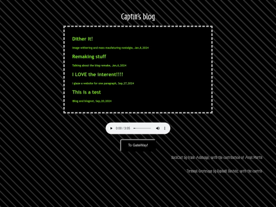 blog screenshot