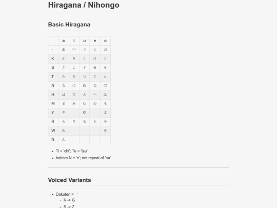 hiragana_nihongo screenshot