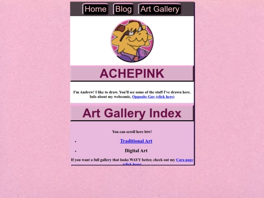 Art Gallery/Home screenshot