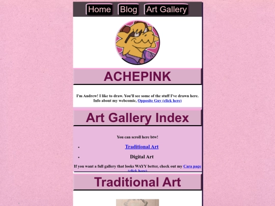 Art Gallery/Home_Traditional screenshot