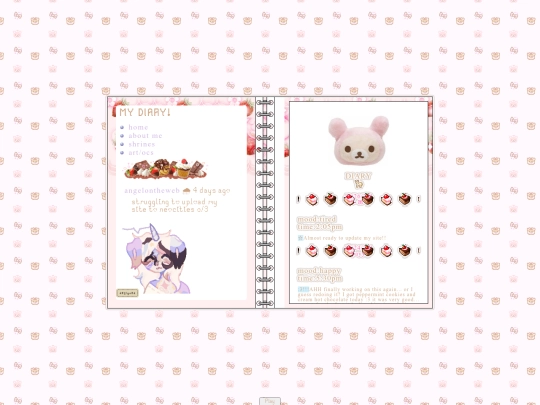 diary screenshot
