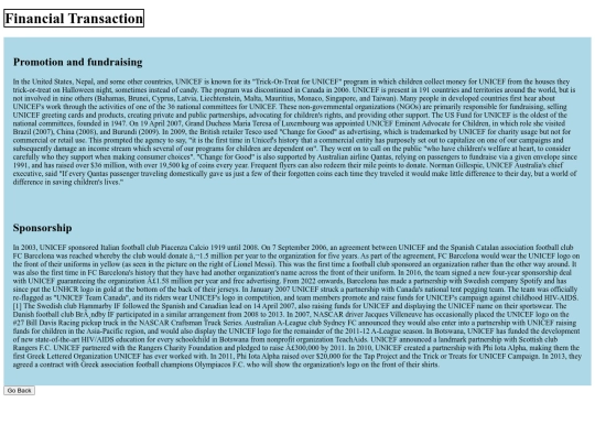 fundraising screenshot