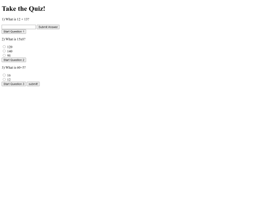 takequiz screenshot