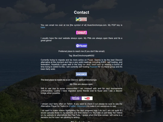contact screenshot