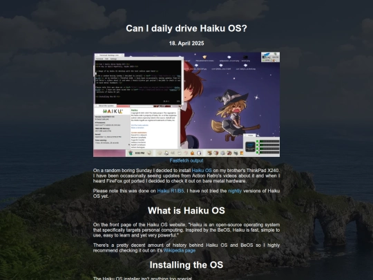 rants/can-i-daily-drive-haiku-os screenshot