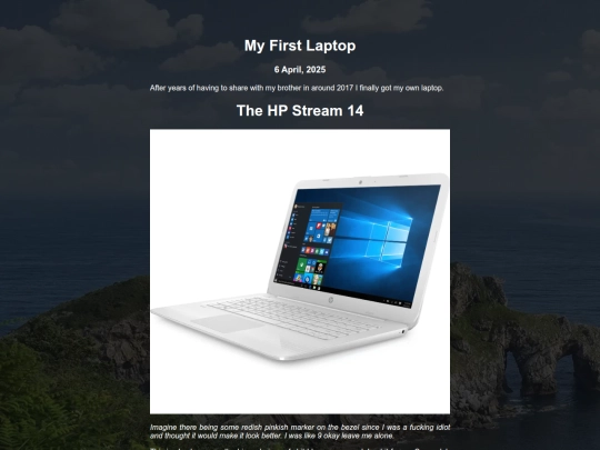 rants/my-first-laptop screenshot