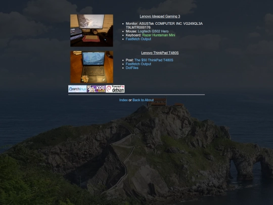 setups screenshot