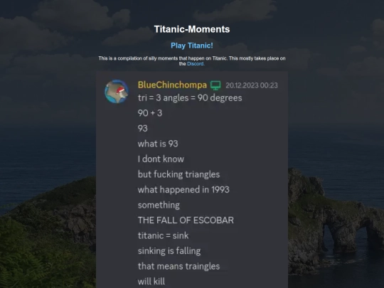 titanic-moments screenshot