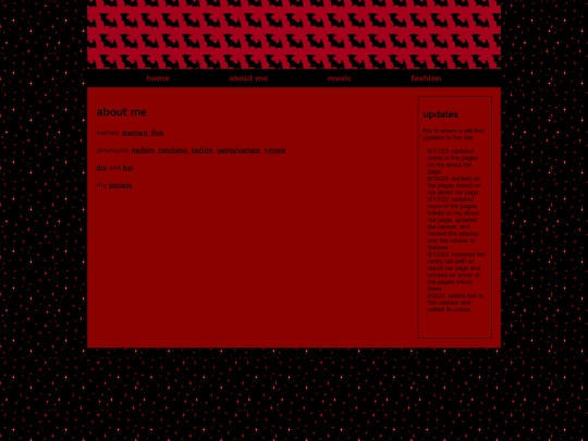aboutme screenshot