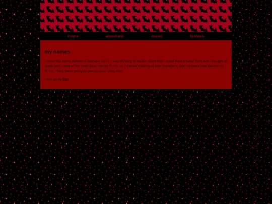 damienname screenshot