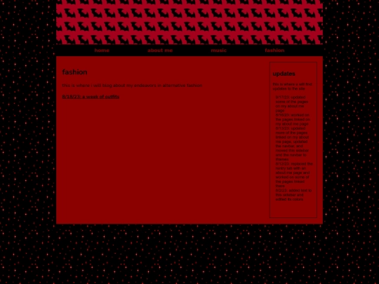 fashionpage screenshot
