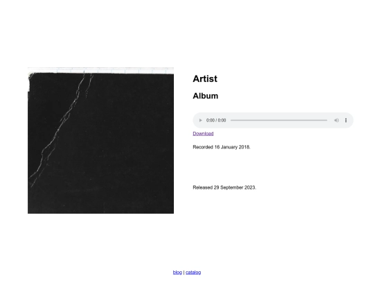 testalbum/player screenshot