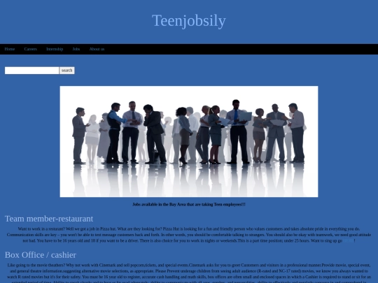 Jobs screenshot