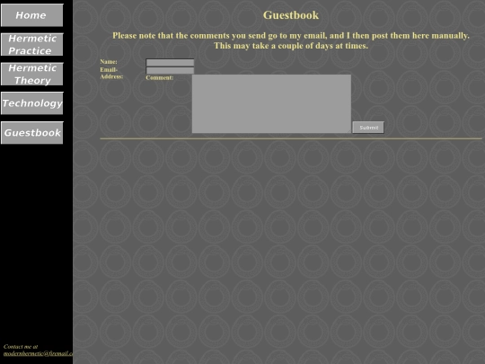guestbook screenshot