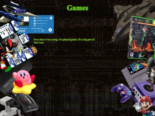 Games screenshot