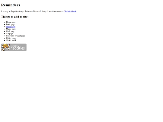 index screenshot