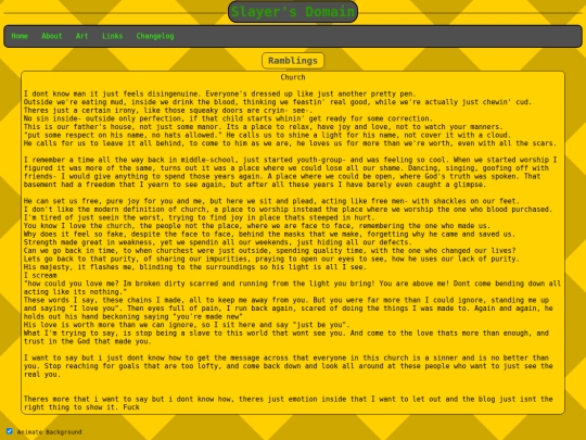 ramblings screenshot