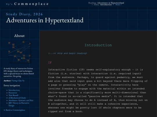 HypertextBlog/HypertextBlog_Main screenshot