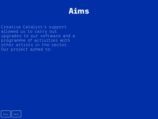 p/Creative_Catalyst/aims screenshot