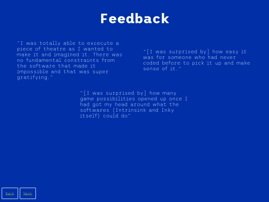 p/Creative_Catalyst/feedback screenshot