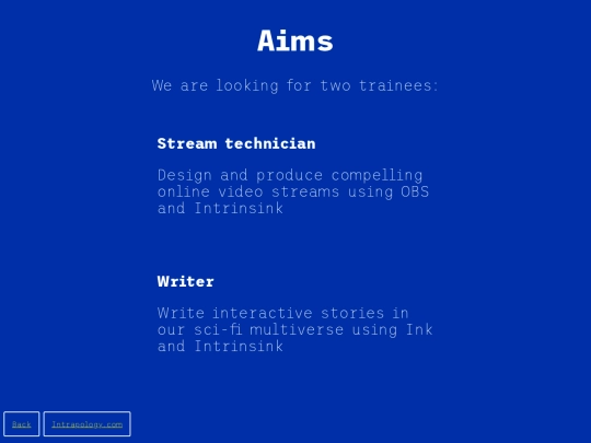 p/UCRoth/aims screenshot