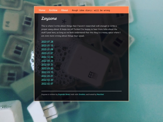 zonelets/archive screenshot