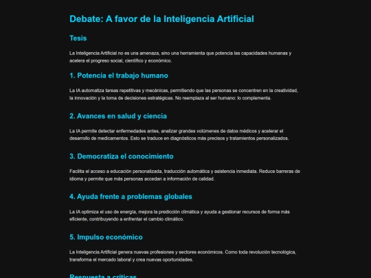 A favor de IA screenshot